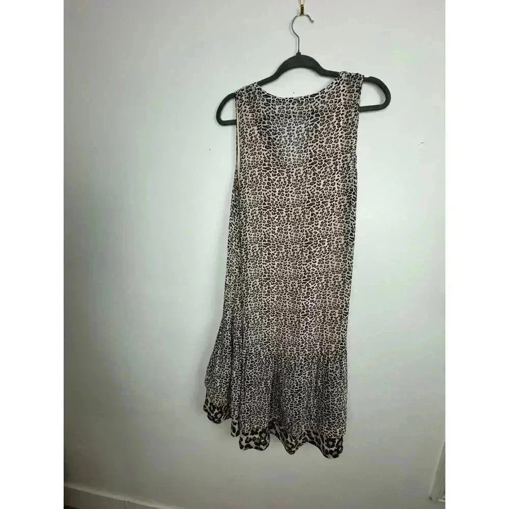 Scotch and Soda Leopard Print Dress X-Size Small Boho High low - Picture 5 of 7